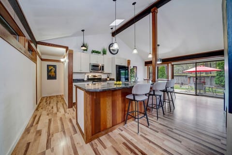 Freshly remodeled kitchen