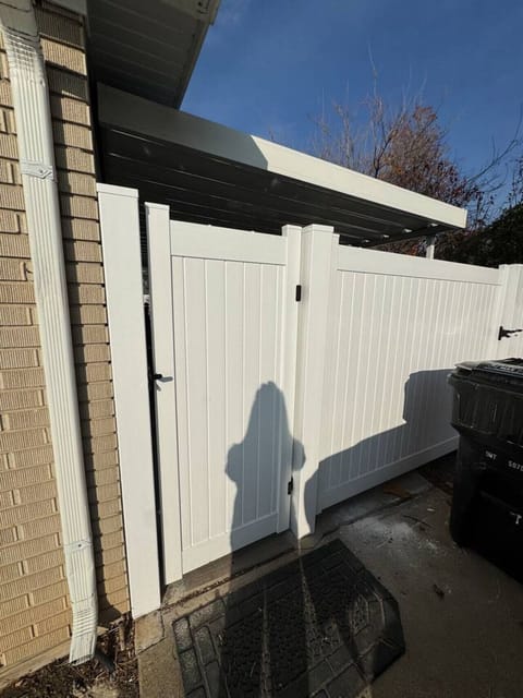 Gate to Basement Apartment Entrance
