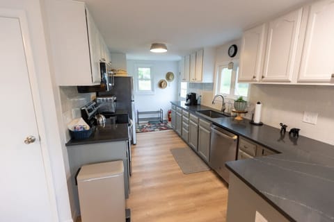 Newly installed, complete kitchen