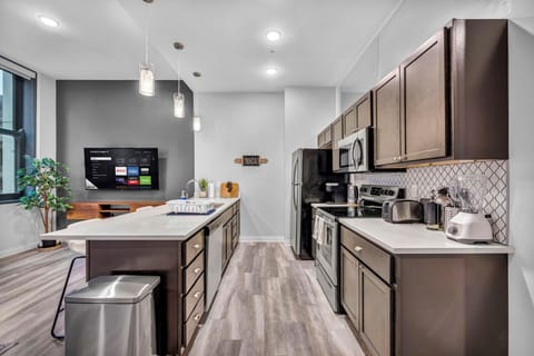 Fully stocked luxury kitchen