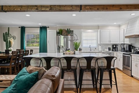 Our fully stocked kitchen has everything you need to cook up delicious meals and create memorable moments with family and friends. 