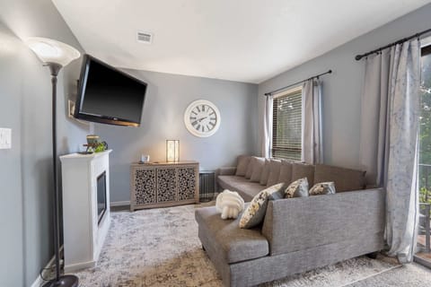Curl up in the tranquil living room & stream your favorites on the smart TV​