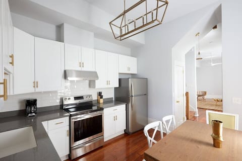 Fully stocked kitchen