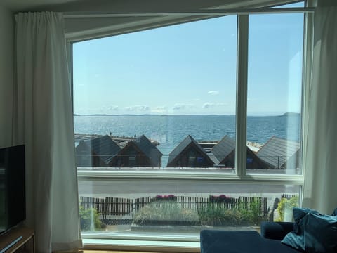 Sea view from living room 