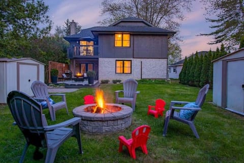 Gather around the firepit for s’mores, stories, and starry nights