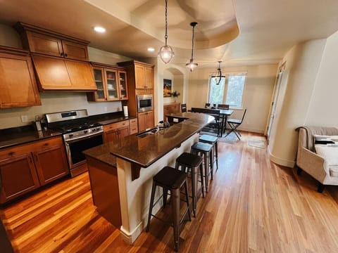 Open Kitchen & Island Seating