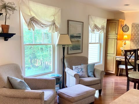 Cozy sitting area off in the kitchen