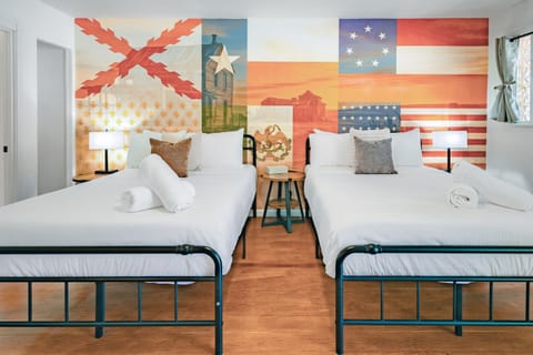 The bedroom is tastefully decorated, offering a restful retreat after your day’s adventures.