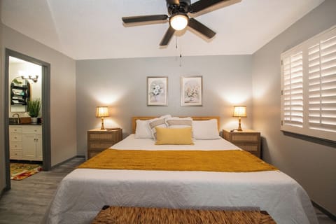 Our Máster suite, an inviting and cozy room , completely private!