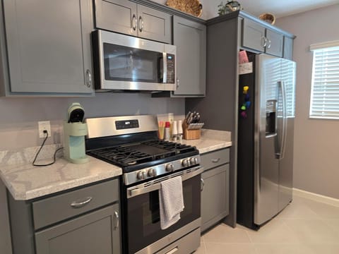 Well appointed kitchen!  With both Keurig & 10 cup coffee makers