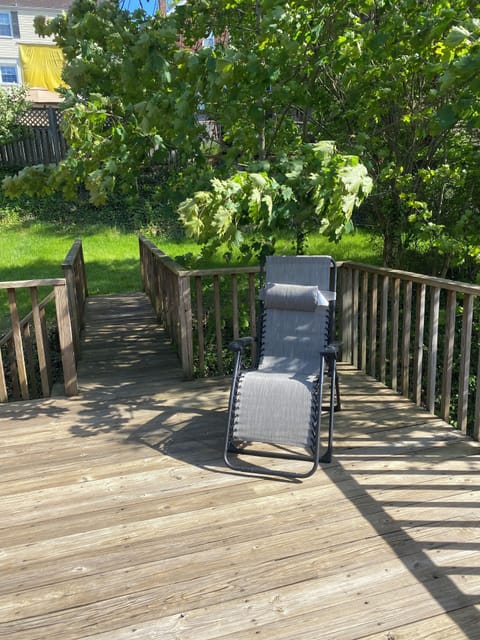 deck off of spare room