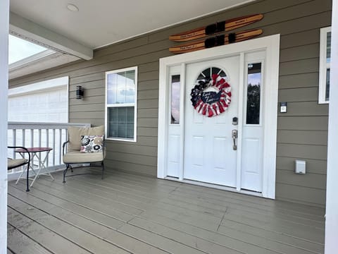 Relax on the front porch