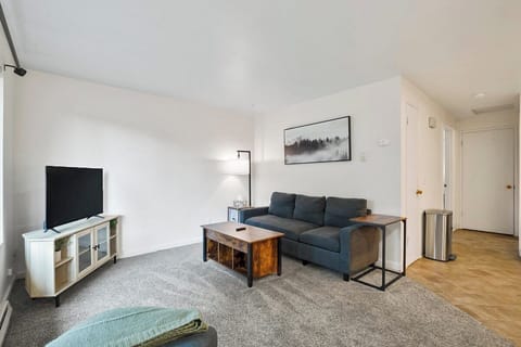 Great sofa for lounging. Coffee table lifts up for lap height table in front of sofa. Two side tables with drawers. Floor lamp has a foot toggle for power and table lamp has USB ports to power all  your hand held electronics. 
