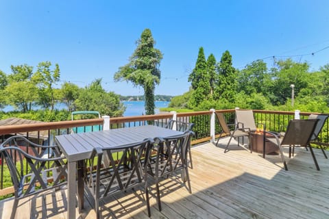 East Troy Vacation Rental | 2BR | 1BA | 900 Sq Ft | Stairs Required