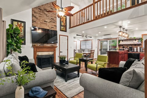 Bright and airy living room—perfect for relaxing after a day of adventure.