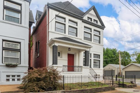 Step into comfort and relaxation at our charming two-story retreat! With a welcoming red door and cozy vibes, this home is your perfect getaway.