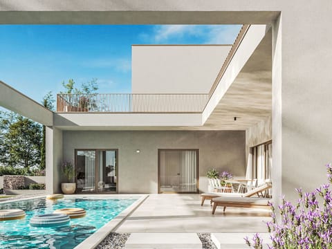 Swimming Pool, Floor, Resort, Shade, Hotel, Villa, Eco Hotel, Outdoor Furniture, Penthouse Apartment, Sunlounger