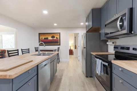 Kitchen stocked with all cooking essentials