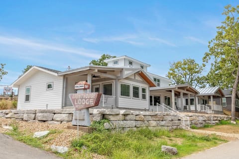 Outside view of the new Lighthouse Lodge Resort building