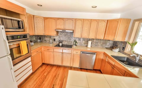 Kitchen | Electric Stove | Oven | Dishwasher | Microwave | Refrigerator | Kettle | K Cup Machine | Drip Coffee | Basic Cooking Equipment | Utensils 