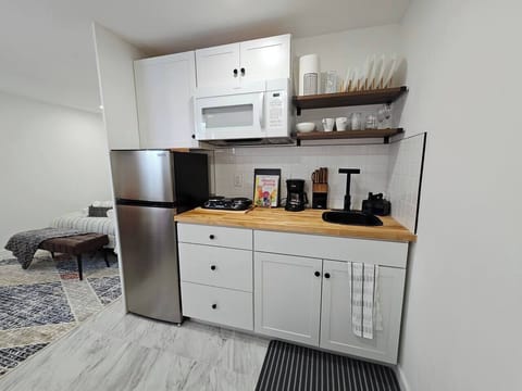 The kitchen is fully equipped with everything you might need to create your culinary delights