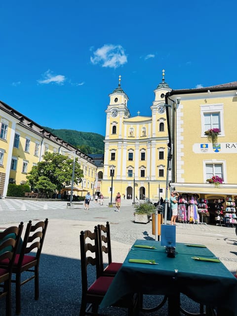 Sound of music wedding chapel - Basilika Mondsee - right around the corner