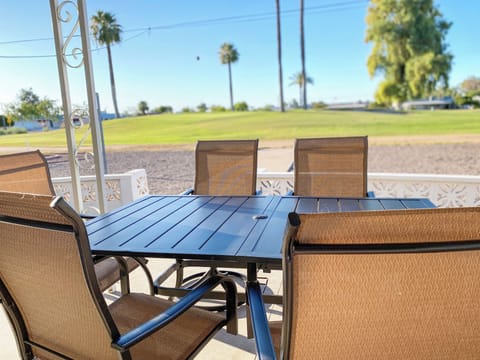 Front row seat under