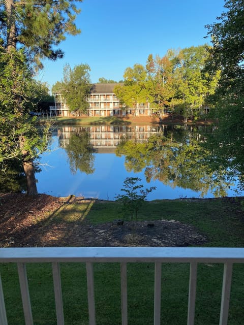 View of Pace Lake from the balcony.