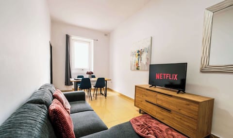 Living Room with Smart Tv