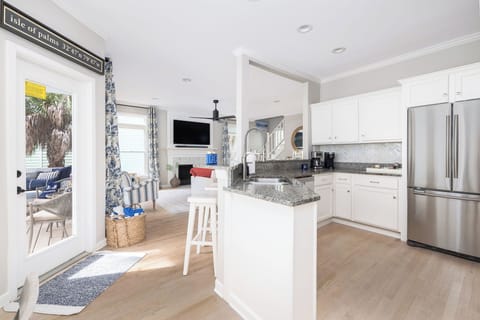 Open floor plan has great flow.