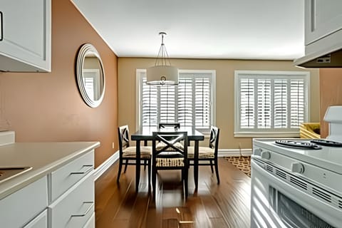 Sip morning coffee and enjoy easy meals in-room.