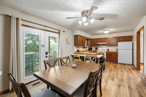 Make mealtime memories together at the kitchen dining table, seating 6