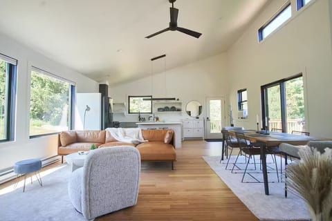 Open Living Area + Kitchen