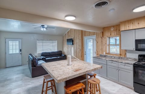 Kitchen view in cabin