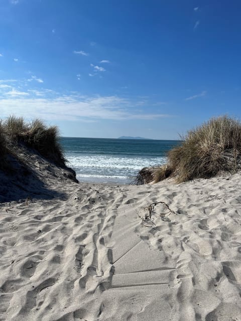 The entrance to the surf beach. Only a stone's throw!
