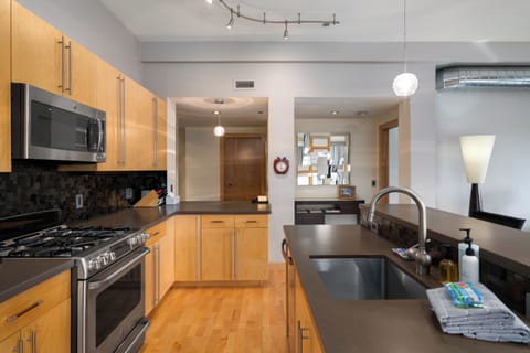 Plenty of counter space here!