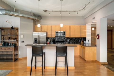 Open concept kitchen