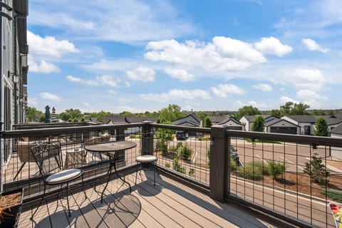 Sit back and relax on the private balcony