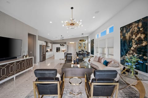 Living Room | The Dakota in Indian Wells, California by Luxus Vacation Properties