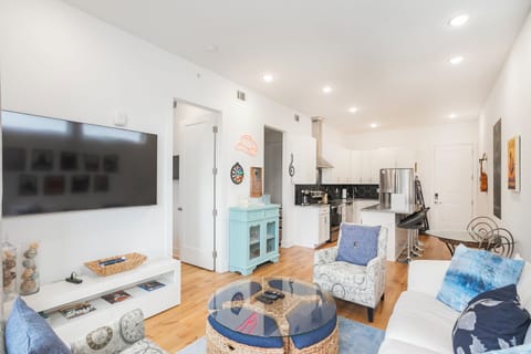 Enjoy movie night with the 65" SMART TV