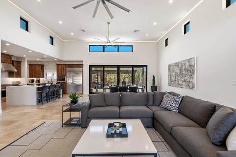 Plush sectional for total relaxation