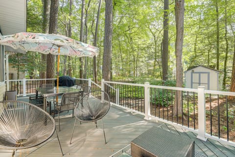 Ocean Pines Vacation Rental | 3BR | 2BA | 1,260 Sq Ft | 3 Steps to Enter
