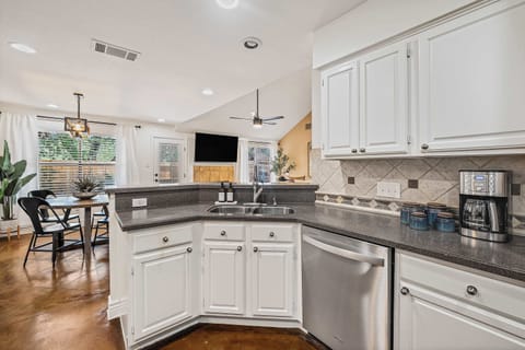 Kitchen looking towards dining area 
