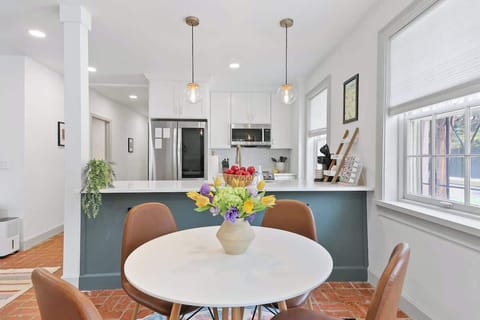 Open concept kitchen and dining 