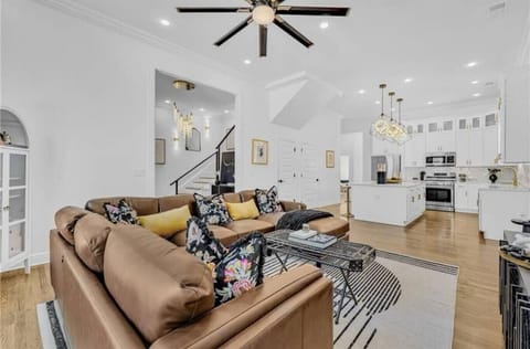Living Room | Sofa | Ceiling Fan | TV