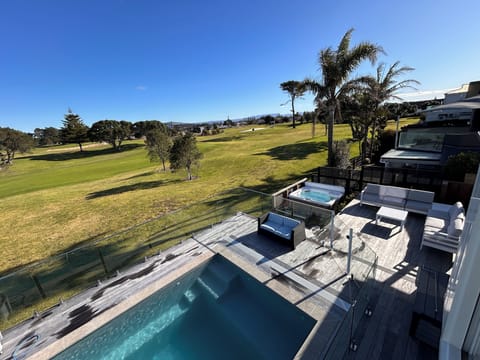 Outdoor Entertaining Areas & view across Golf Course