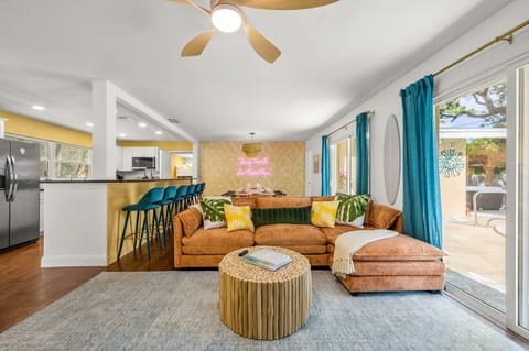 Everything’s connected! Enjoy effortless flow between the living room, dining area, and fully stocked kitchen—perfect for gathering, cooking, and creating memories together.