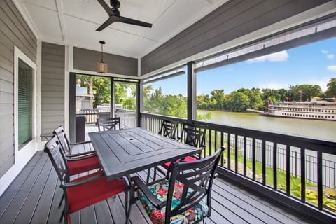 Sip cocktails while enjoying river views from your private screened porch!