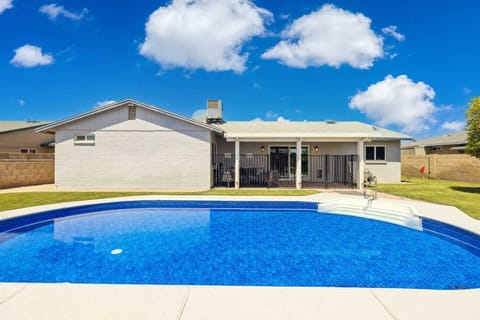 Welcome home to your luxury oasis. Dive into the pool for a cool down. 