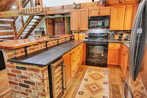 Kitchen with Stone Counter Tops